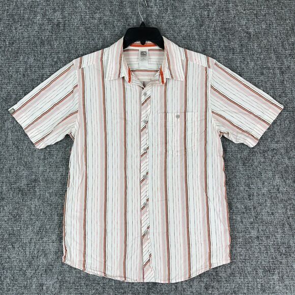 North Face Shirt Mens Medium Business Casual Button-Down Short-Sleeve Pocket‎ - Picture 1 of 15